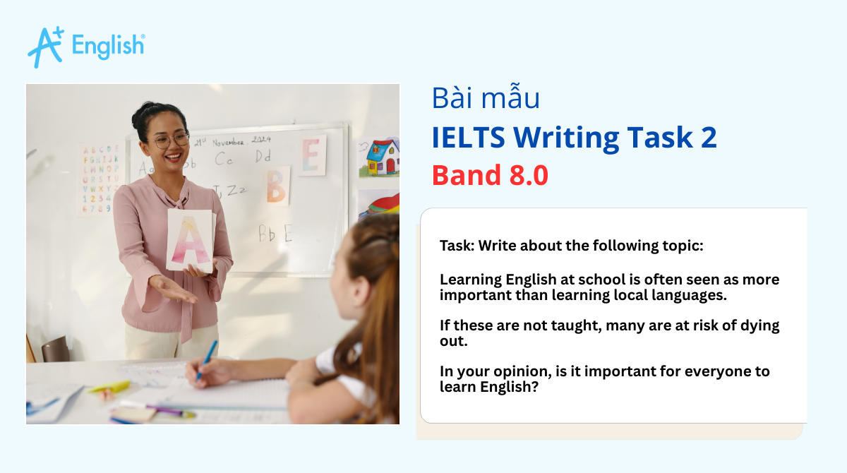 Bài mẫu IELTS Writing Task 2 MOCK TEST 2 Band 8.0